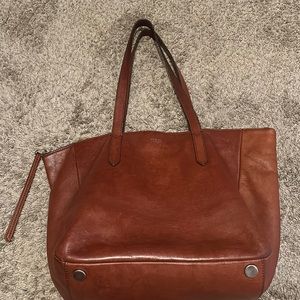 Fossil Leather Tote